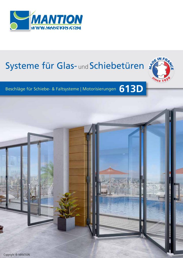 Mantion Katalog 613D Glastüren